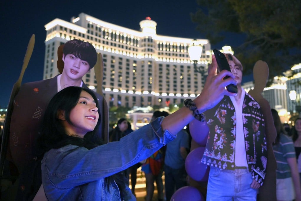 BTS have hit Las Vegas for four concerts, and have turned the city into a playground for their fans. Photo: David Becker/Getty Images/AFP