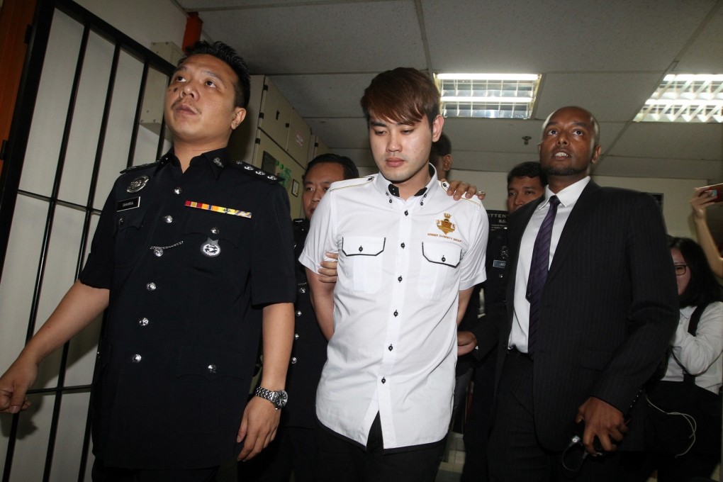 Malaysian fugitive businessman Nicky Liow Soon Hee (centre). File photo: Weibo