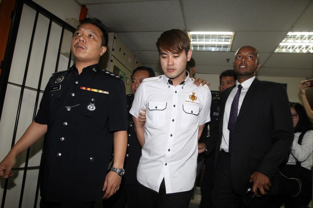 Malaysian fugitive businessman Nicky Liow Soon Hee (centre). File photo: Weibo