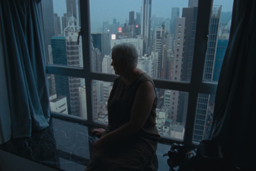Anke Bak in a still from Wood and Water. She stars as a woman on the search for her son, and her quest takes her to Hong Kong.