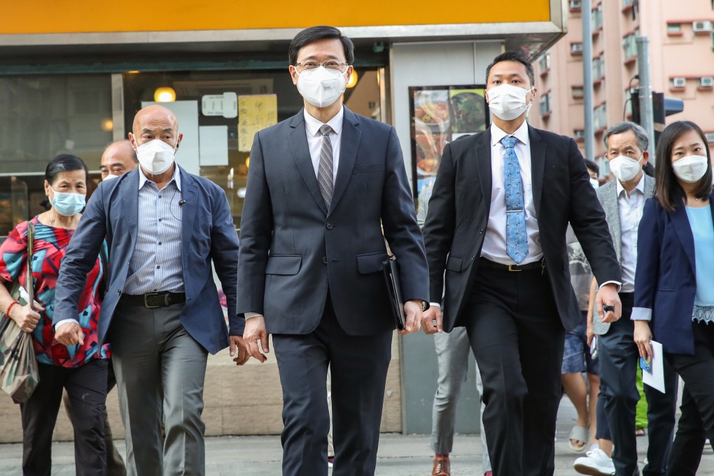 Chief executive hopeful John Lee has secured more nominations than the target set by his team. Photo: Edmond So
