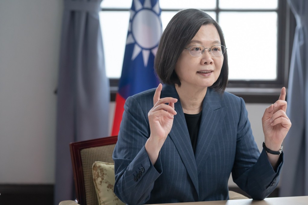 President Tsai Ing-wen called Taiwan and Sweden like-minded partners. Photo: EPA-EFE