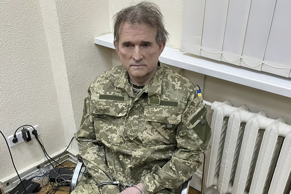 Ukraine said on Tuesday it had captured pro-Kremlin tycoon Viktor Medvedchuk who escaped from house arrest after Russia’s invasion. Photo: Ukrainian Presidential Press Office via AP
