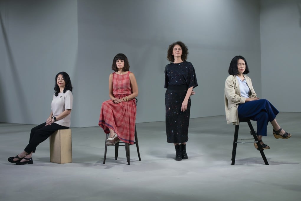The four co-artistic directors of the Singapore Biennale 2022 (from left) June Yap, Nida Ghouse, Ala Younis and Binna Choi. Photo: Courtesy of Singapore Art Museum