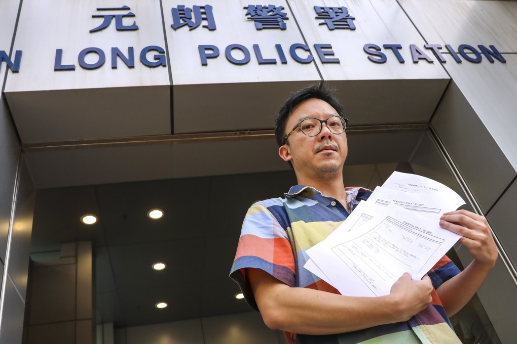 A Hong Kong activist was jailed for 16 months for organising an illegal march in Yuen Long after a mob attack in 2019. Photo: K. Y. Cheng