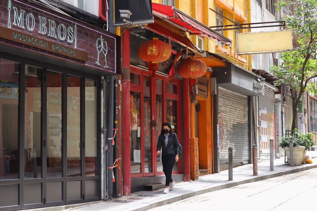 Hong Kong has seen tough social-distancing rules in place amid a fifth and worst-ever wave of Covid-19. Photo: Dickson Lee