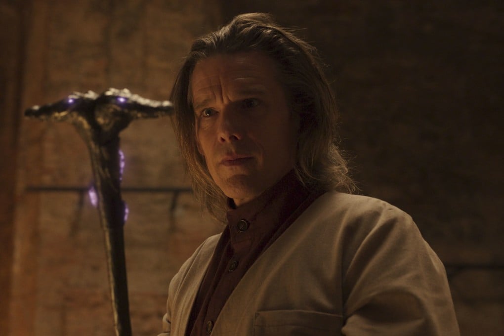 Fans of Marvel’s Moon Knight have taken to social media to blast Ethan Hawke for speaking “gibberish” when he was supposed to be speaking Mandarin. Photo: Marvel Studios