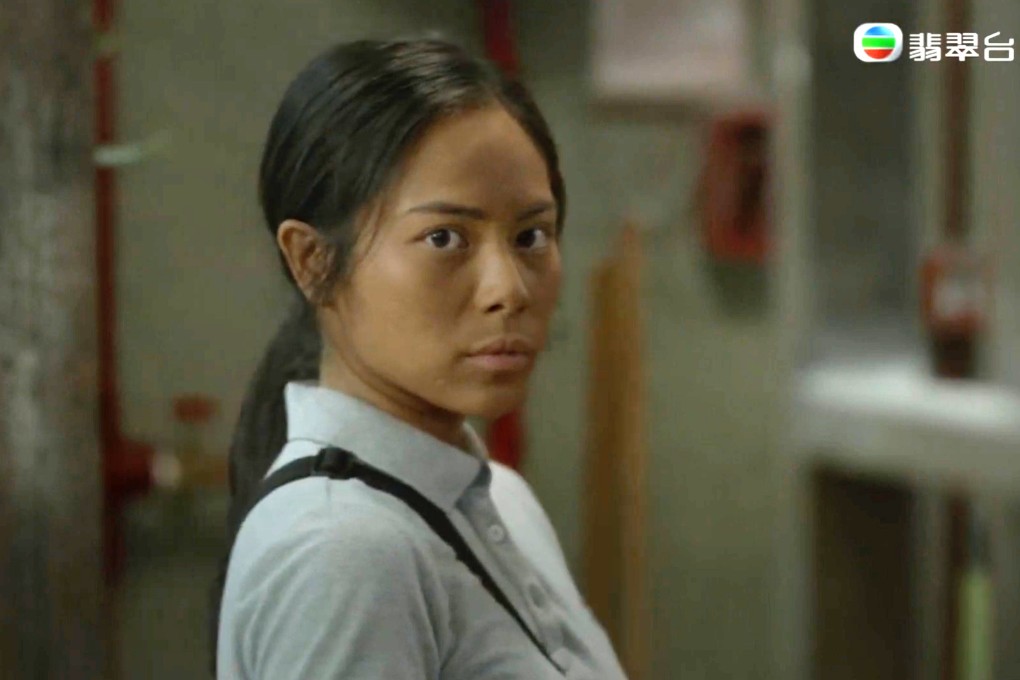A television show featuring a Canadian-born Chinese actress Franchesca Wong, who darkened her skin to portray a Filipino foreign domestic worker, has prompted criticisms of Hong Kong’s depiction of minorities in mainstream entertainment. Photo: TVB