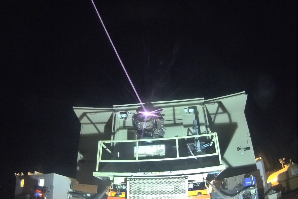 Little is known about the Israeli laser system’s effectiveness, but it is expected to be deployed on land, in the air and at sea. Photo: Israeli defence ministry via Twitter