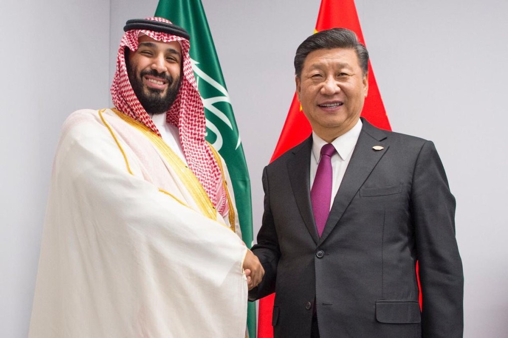 Saudi Arabia’s Crown Prince Mohammed bin Salman (left) and Chinese President Xi Jinping spoke over the phone on Friday to discuss energy ties. Photo: Handout