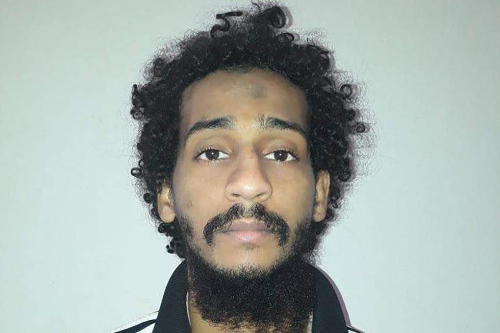 Captured Islamic State fighter El Shafee Elsheikh poses for a mugshot at an undisclosed location. Photo: Syrian Democratic Forces via AFP