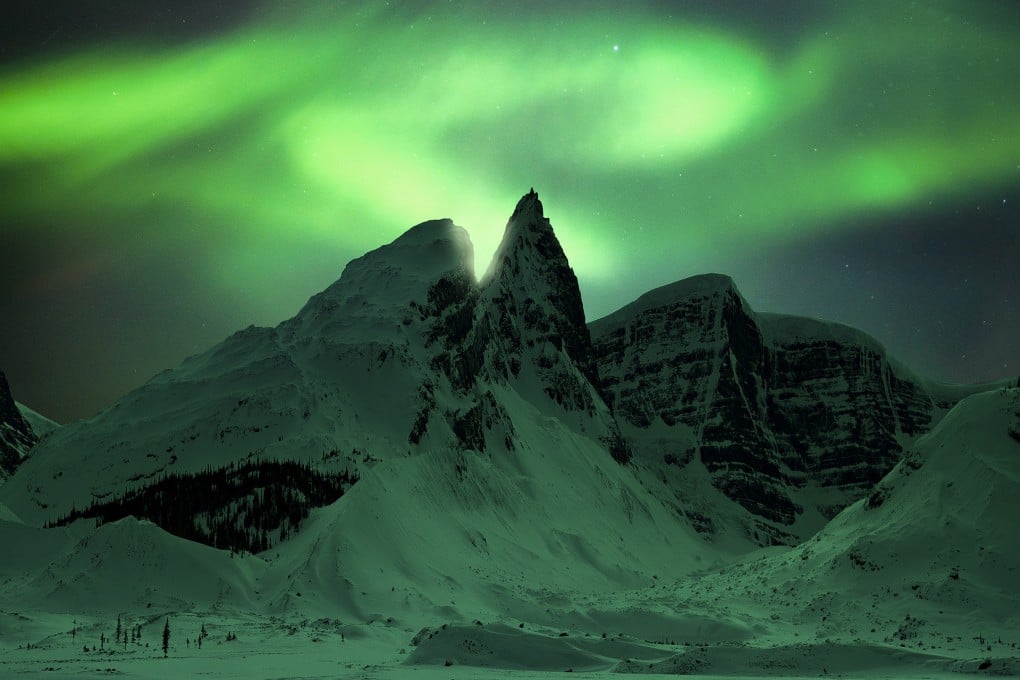 The winner of the 2020 ‘northern lights photo of the year’ prize. Photo: Mohad Almehanna