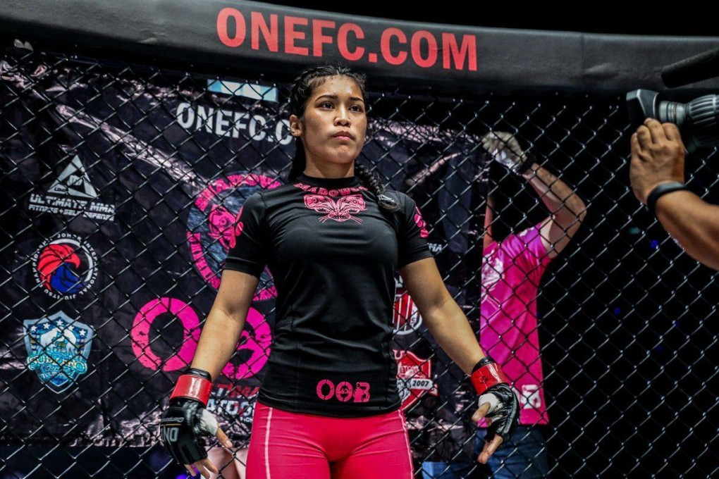 Malaysian atomweight Jihin Radzuan prepares for a fight. Photo: ONE Championship.