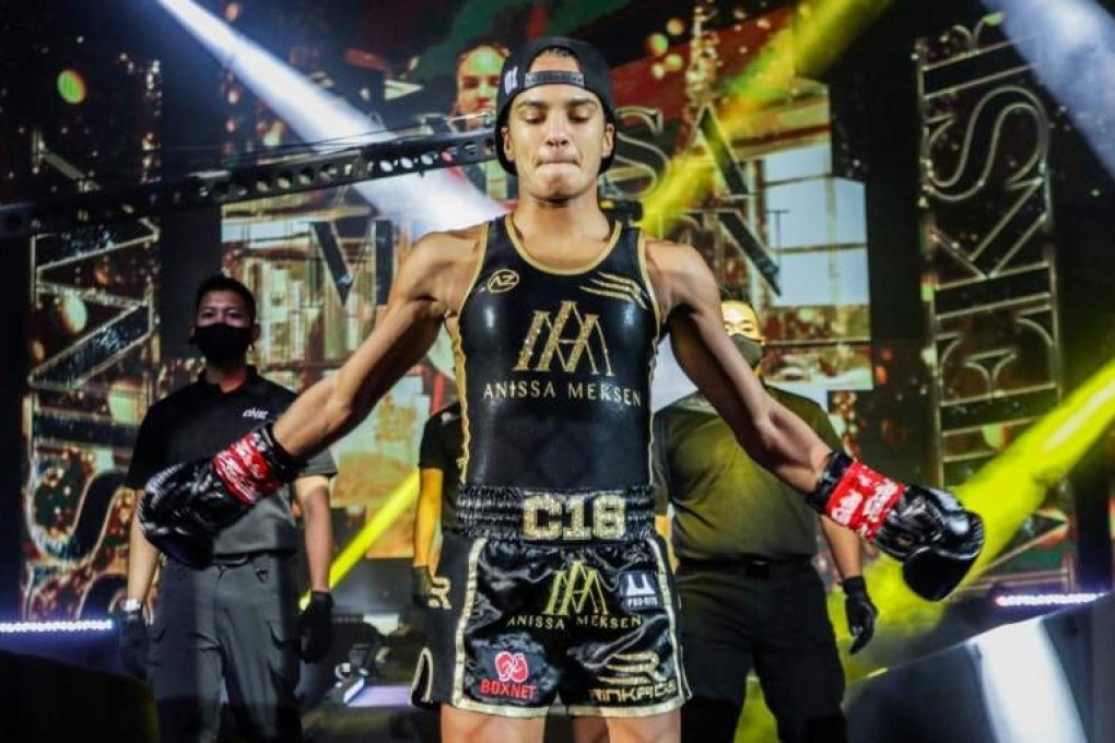 Anissa Meksen walks to the Circle for her ONE debut against Cristina Morales. Photos: ONE Championship