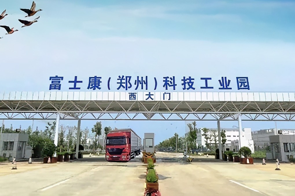 Foxconn Technology Group’s manufacturing complex in Zhengzhou. Photo: Weibo