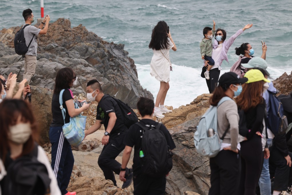 Visitors enjoying the outdoors in Hong Kong’s Shek O on April 16. These distressing pandemic years are minor sufferings compared to many eras of hardship that have gone before. Photo: Jelly Tse