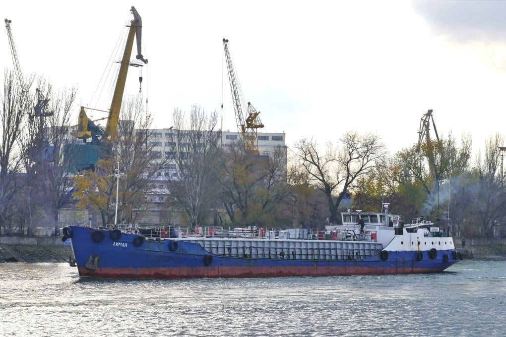 The merchant fuel ship which sank off the coast of Gabes in Tunisia on April 15 is seen in Rostov-on-Don, Russia in November 2017. Photo: Dmitry Frolov / Handout via Reuters