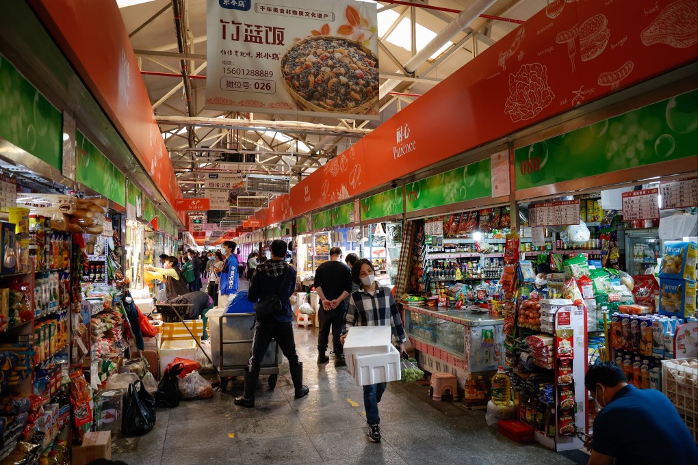 China has set its gross domestic product (GDP) growth target for 2022 at “around 5.5 per cent”. Photo: EPA-EFE