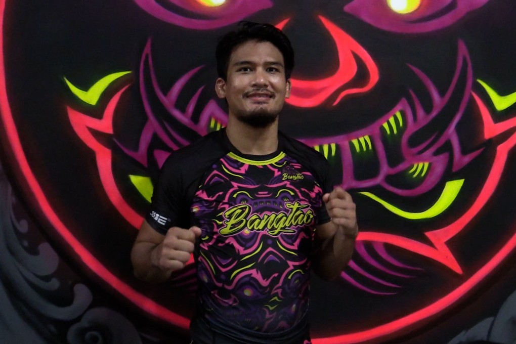 Shannon Wiratchai poses after a training session at the Bangtao Muay Thai & MMA gym in Phuket. Photo: Nicolas Atkin
