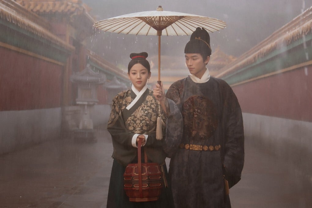 He Ruixian (left) and Wang Xingyue in a still from Delicacies Destiny, Disney+’s first original Chinese-language series, set in the Chinese Imperial Palace. Photo: Disney