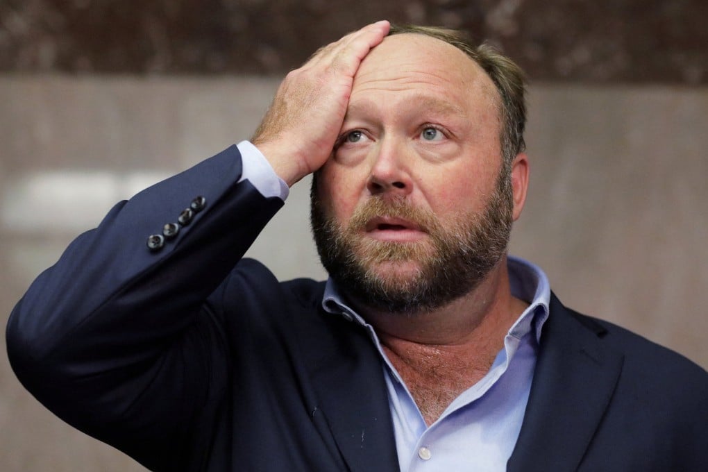 US conspiracy theorist Alex Jones of Infowars. Photo: Reuters
