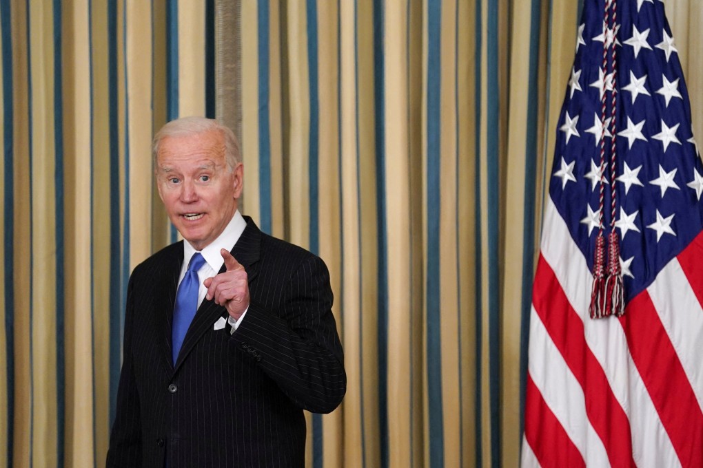 US President Joe Biden at the White House in Washington on April 6. Photo: Reuters