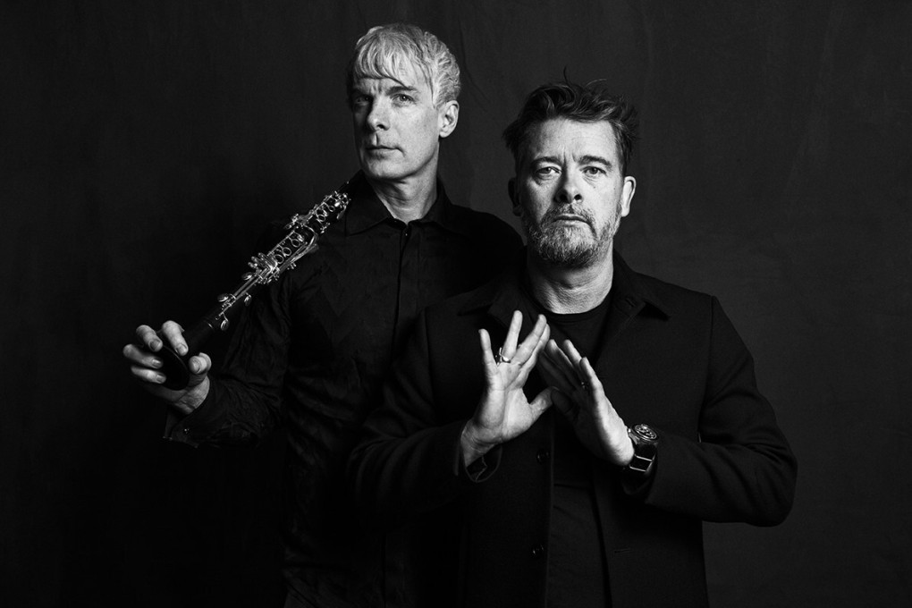 Martin Fröst (left) and Jesper Waldersten will collaborate in performances of multimedia musical work Xodus (The Way Out Lies Within).