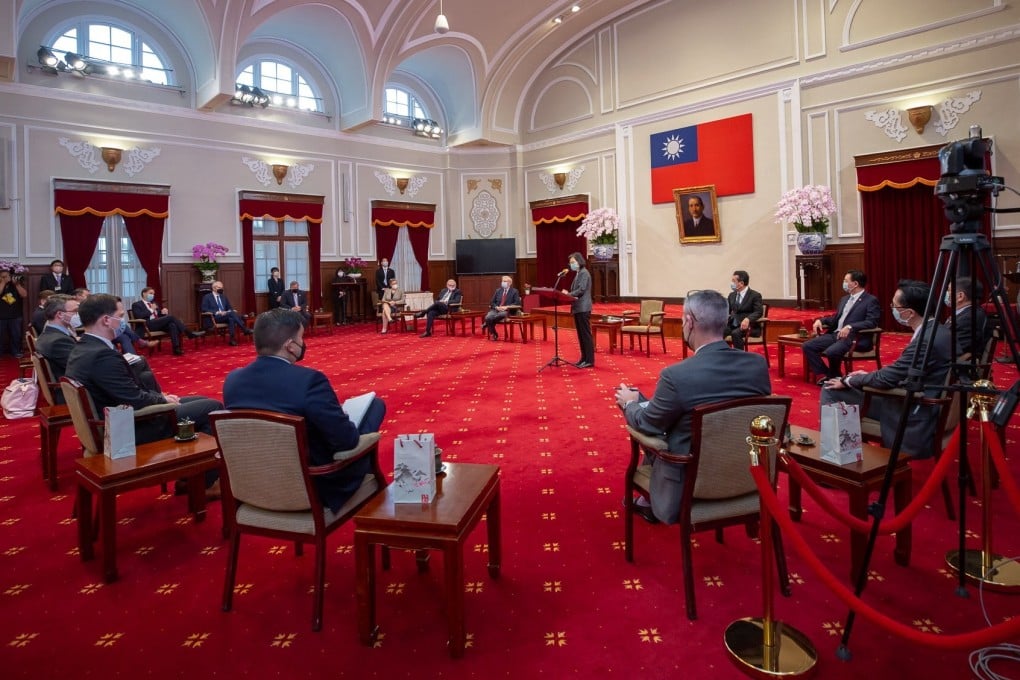 Six US lawmakers visited Taiwan last week to show their support for the island, in defiance of Beijing. Photo: EPE-EFE