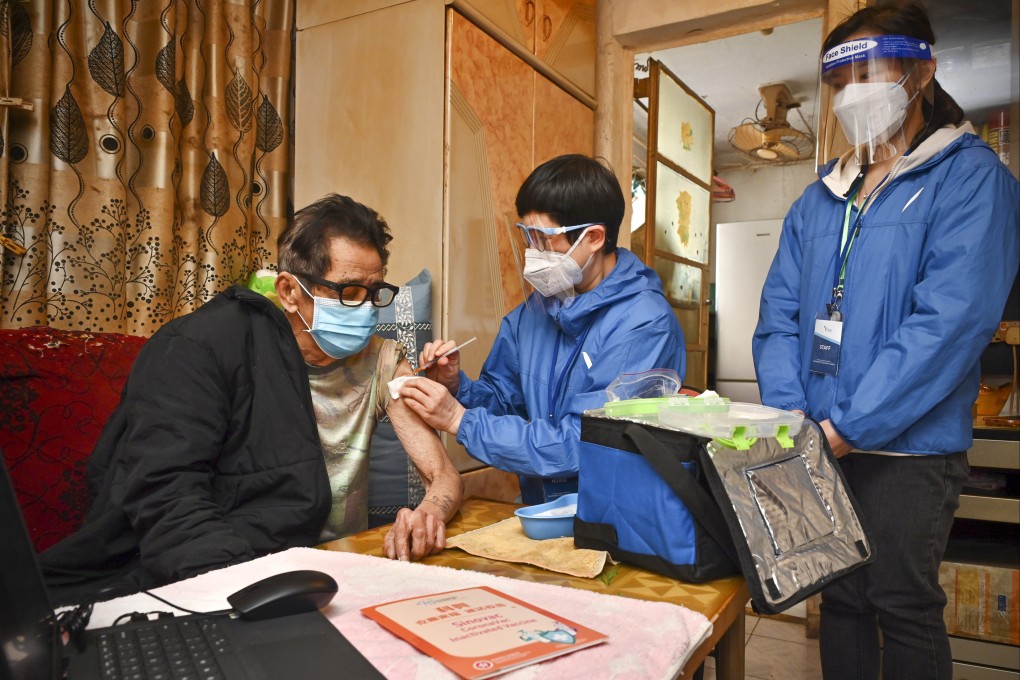 The government hopes to roll out first vaccine jabs for targeted residents across all 18 districts within a month. Photo: Handout