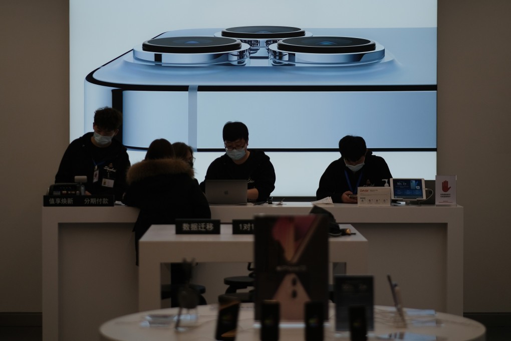 In February, Apple sales in China “surpassed that of the US for the first time since April 2020”, said Counterpoint Research. Photo: Shutterstock