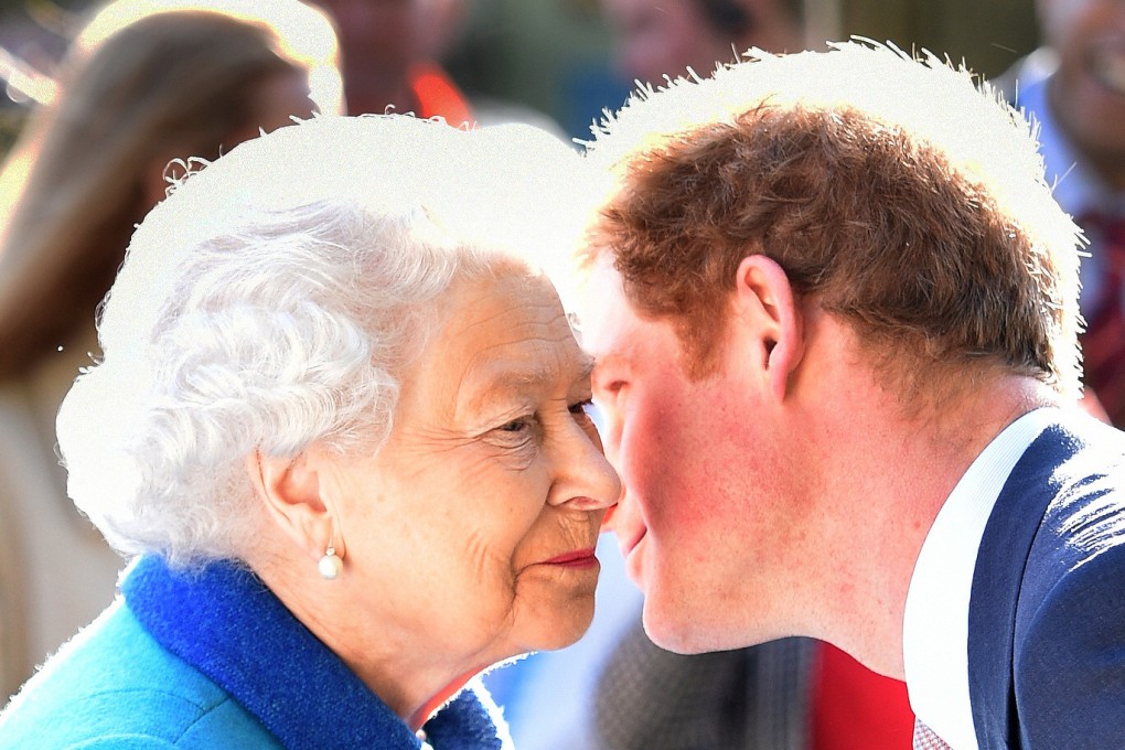 Queen Elizabeth with her grandson Prince Harry in London. File photo: PA Wire/dpa