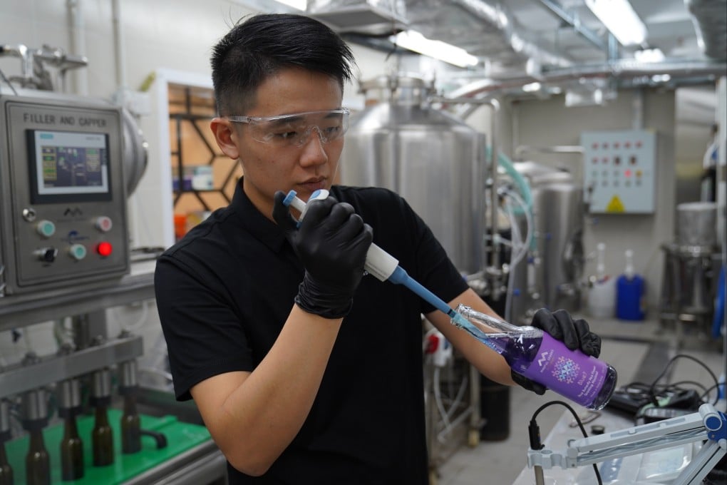 Hong Kong craft drinks makers are taking on the corporate giants. Winston Lau (above) of Mindful Sparks at his factory making sparkling tea and premium craft soda. Photo: Mindful Sparks