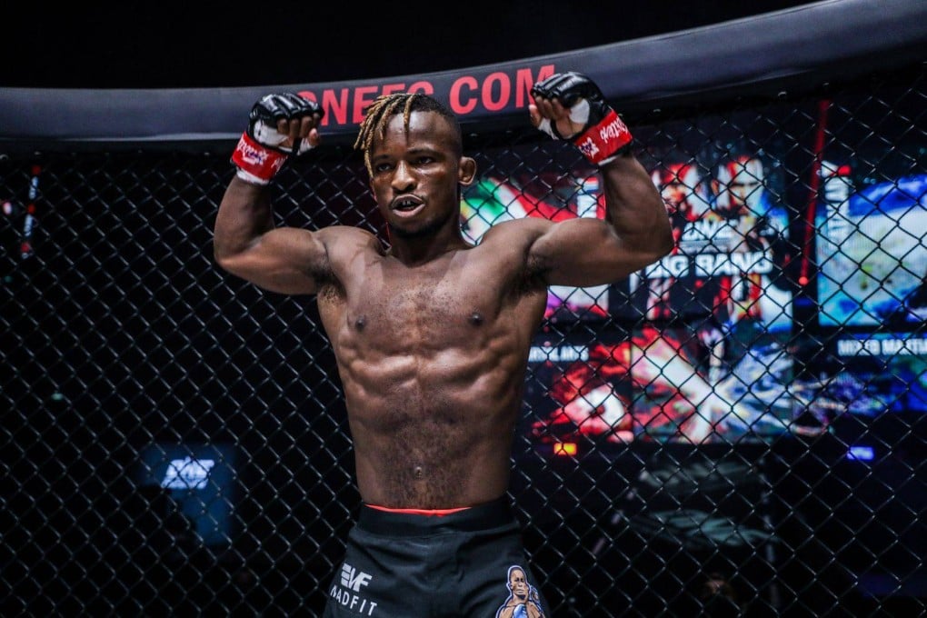 South Africa’s Bokang Masunyane prepares for a fight in the ONE Championship Circle.
Photo: ONE Championship.