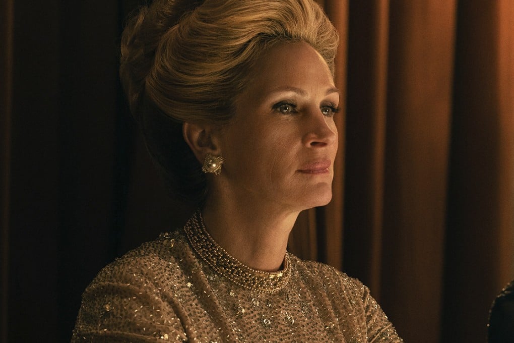 Julia Roberts stars as Martha Mitchell in Gaslit, which delves into lesser-known aspects of the Watergate scandal that brought down a US president, Richard Nixon. Photo: AP