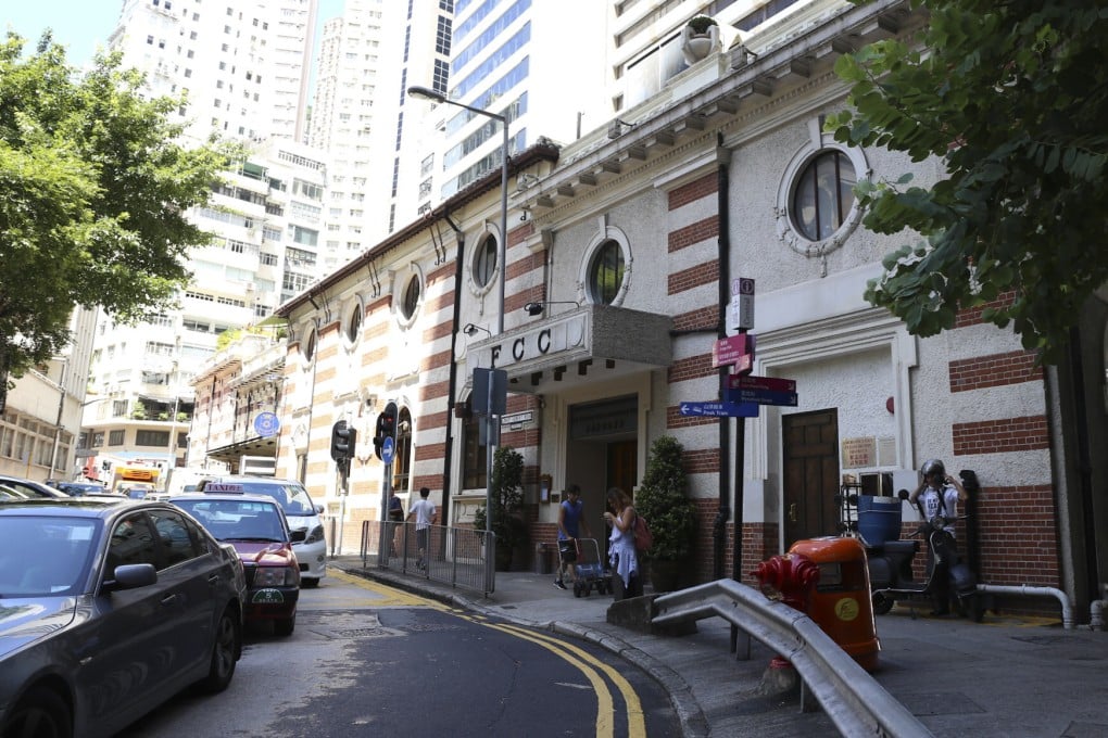 Hong Kong’s Foreign Correspondents’ Club at 2 Lower Albert Road in Central. Photo: Rachel Cheung