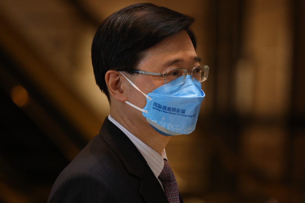 Former chief secretary John Lee seen on April 18. Following Lee’s resignation to make himself eligible to run for chief executive, the role of the city’s No 2 has been left vacant. Photo: Nora Tam