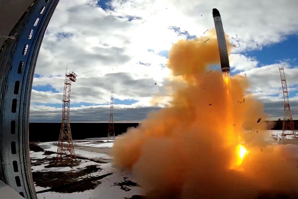 The Sarmat ICBM test-firing did not surprise defence and nuclear experts. Photo: Handout via Reuters