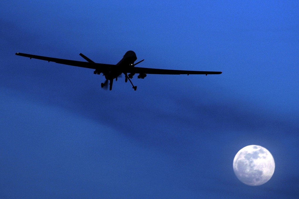 A US Predator drone flies over Afghanistan in January 2010. Unmanned aerial vehicles like Turkey’s Bayraktars and US Switchblades have played an important role in the Russia-Ukraine conflict. Photo: AP