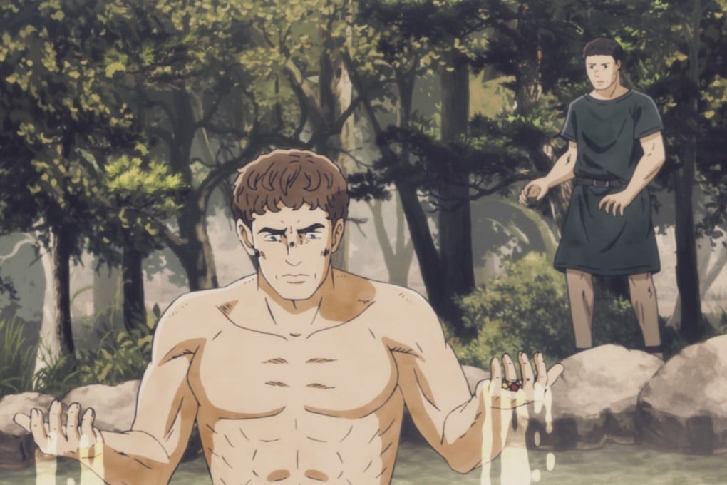 A failing Roman bath builder travels forward in time to modern-day Japan in Netflix anime Thermae Romae Novae.