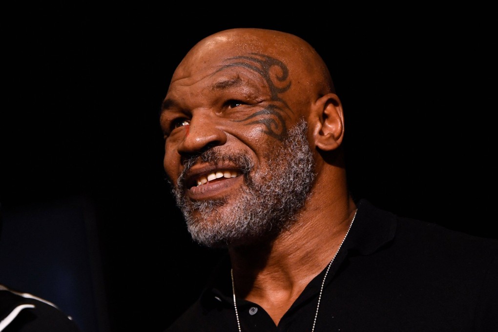 Former boxing heavyweight champion Mike Tyson attends the weigh-in for boxers Canelo Alvarez and Caleb Plant in Las Vegas, Nevada, in November 2021. Photo: AFP