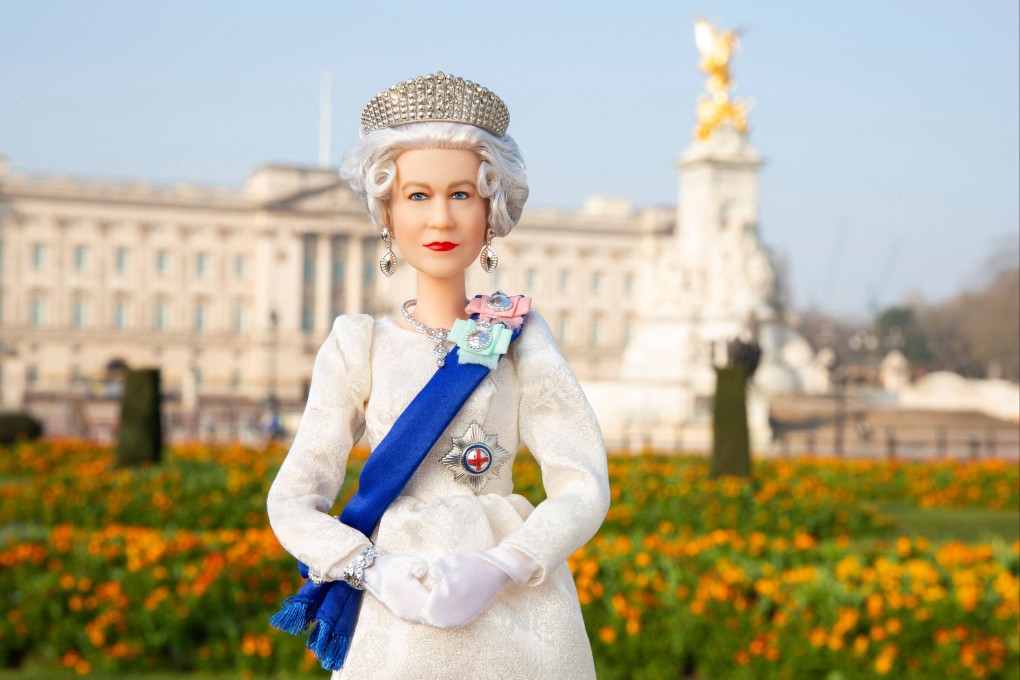 The new Queen Elizabeth II Barbie doll to mark the British monarch’s birthday and Platinum Jubilee. Photo: AFP