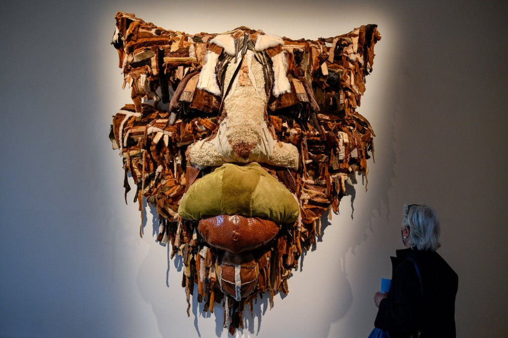 The installation by Canadian artist Tau Lewis at the 59th Venice Biennale. Photo: EPA-EFE