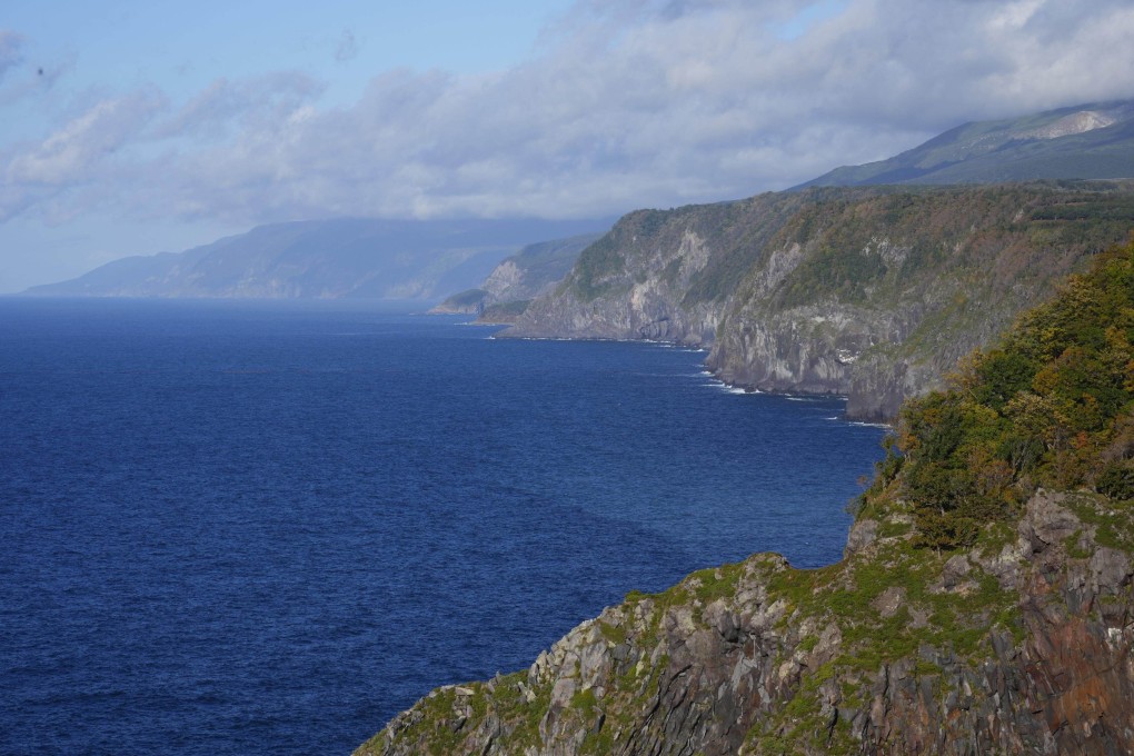 Shiretoko Peninsula in Hokkaido, where a tour boat is missing with 26 people on board. Photo: AP