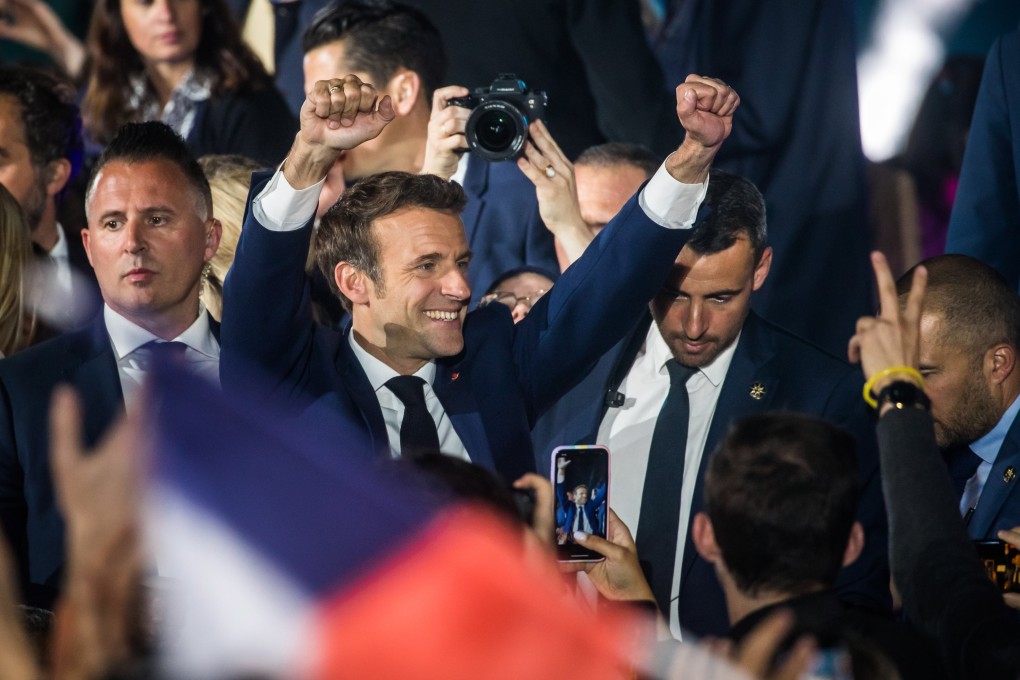 The re-election of French President Emmanuel Macron is good news for China, one analysts says. Photo: EPA-EFE