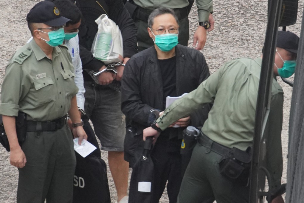 Benny Tai at a detention centre last year. Photo: Winson Wong