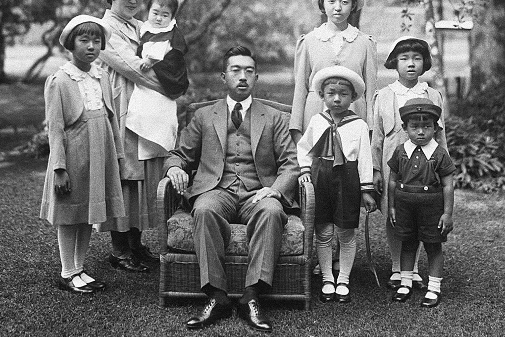 Japan’s former Emperor Hirohito, centre, poses for photographs in 1939 with members of his family at the Imperial Palace in Tokyo. Photo: Imperial Household Agency via EPA-EFE