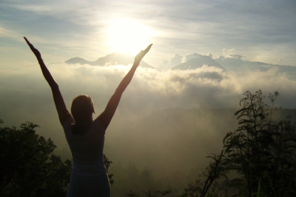 The sacred Mount Batur, Bali, where a man danced naked. Photo: One World Yoga Retreat