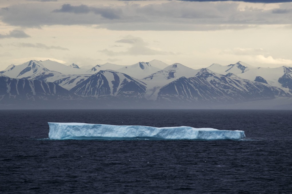 An iceberg floats past Bylot Island in the Canadian Arctic Archipelago. File photo: AP