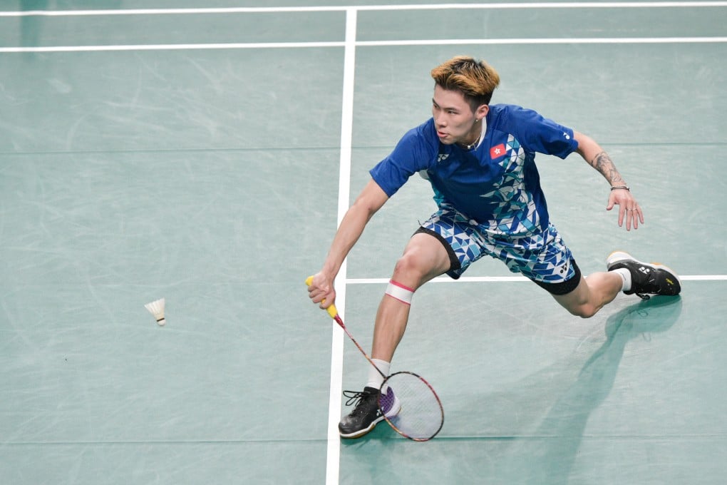 Lee Cheuk-yiu’s challenge ended in the second round at the Asia Championships in Manila. Photo: 2022 BAC Official