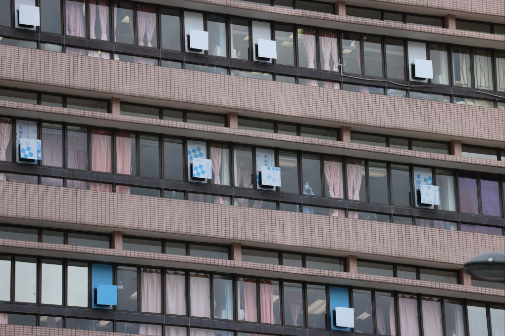 Ruttonjee Hospital in Wan Chai, one of the public hospitals designated for Covid-19 patients, on April 13. Photo: Nora Tam